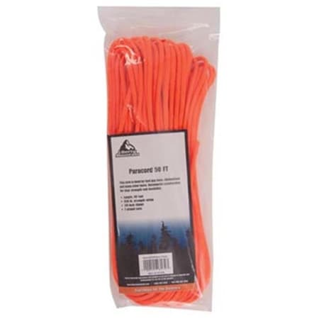 Liberty Mountain Paracord; Neon Orange; 50 ft. 447368
